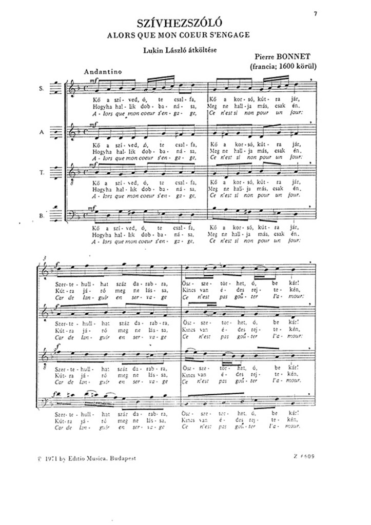Old Masters' Mixed Choruses V17